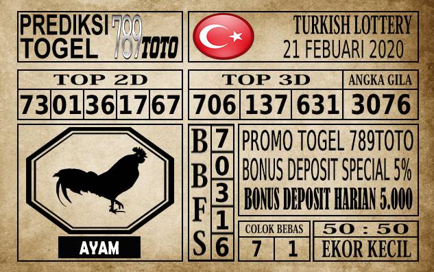 Prediksi Turkish Lottery Hari ini 21 Feb 2020 » PREDIKSI BEBAS