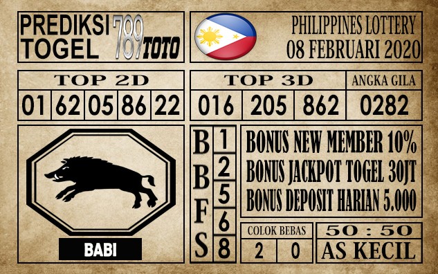 Prediksi Filipina PCSO Hari Ini 08 Feb 2020 » PREDIKSI BEBAS