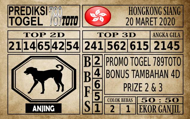 Prediksi Hongkong Siang Hari ini 20 Mar 2020 » PREDIKSI BEBAS