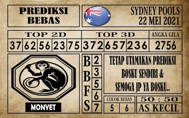 Prediksi Sydney Pools Hari ini 22 Mei 2021 » PREDIKSI BEBAS