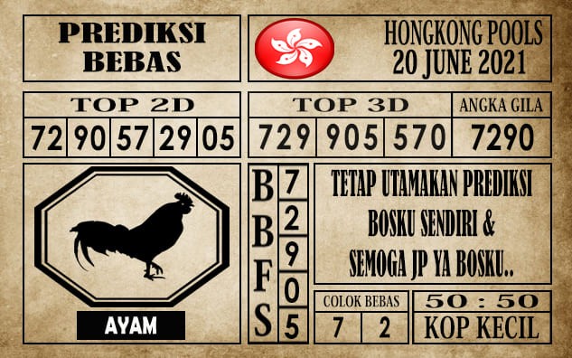 Prediksi Hongkong Pools Hari Ini 20 Juni 2021 » PREDIKSI BEBAS