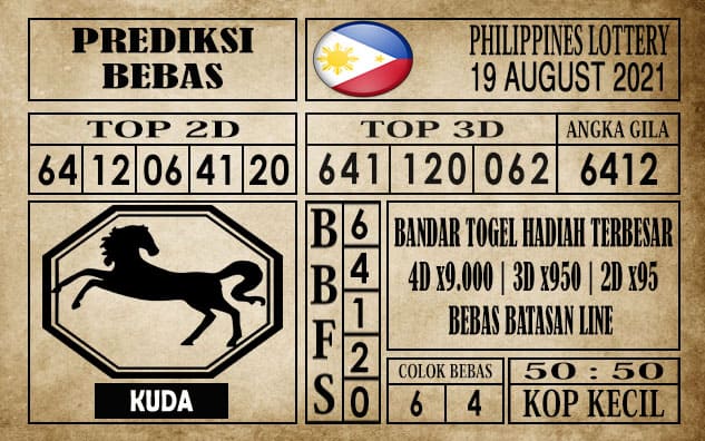 Prediksi Filipina PCSO Hari Ini 19 Agustus 2021 » PREDIKSI BEBAS