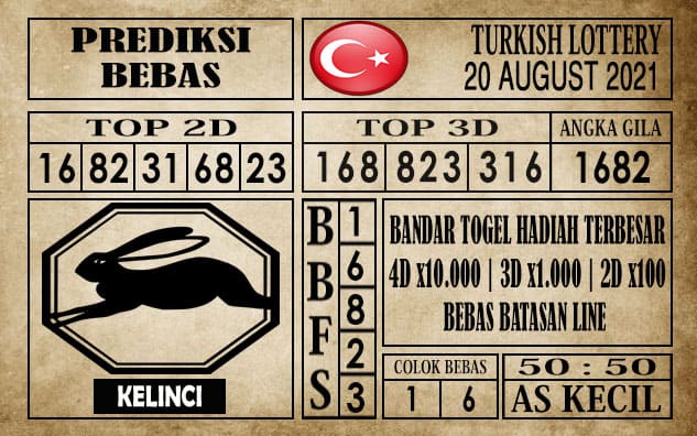 Prediksi Turkish Lottery Hari ini 20 Agustus 2021 » PREDIKSI BEBAS