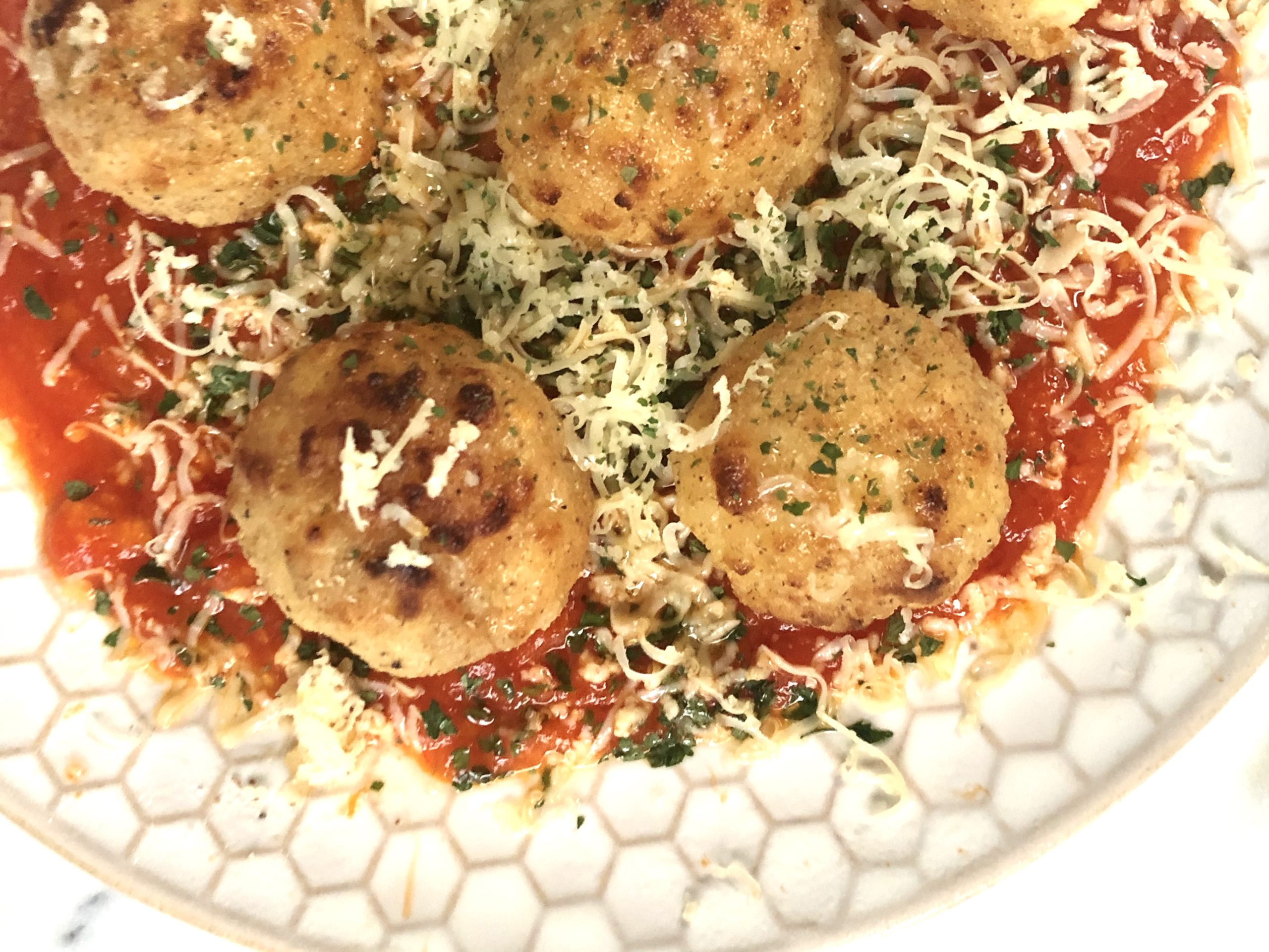 Air Fryer Cheesy Risotto Balls