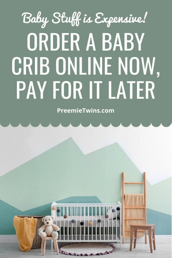 Buy a Baby Crib Now, Pay Later Preemie Twins Baby Blog