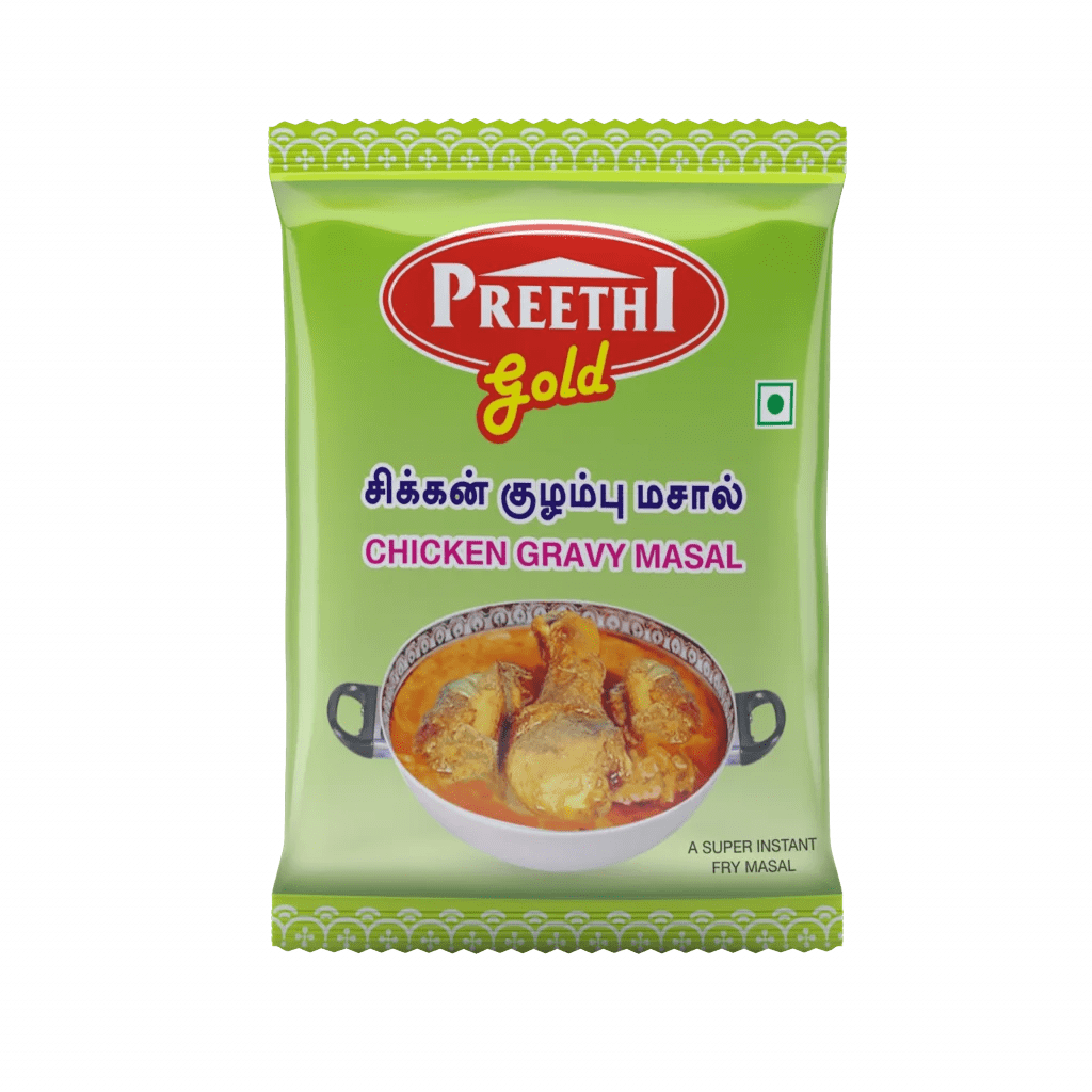 Preethi Gold Chicken Gravy Masal ப்ரீத்தி கோல்டு சிக்கன் கிரேவி மசால்