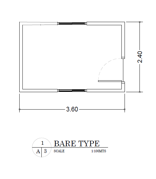 Prefab Bare Type Prefab Homes