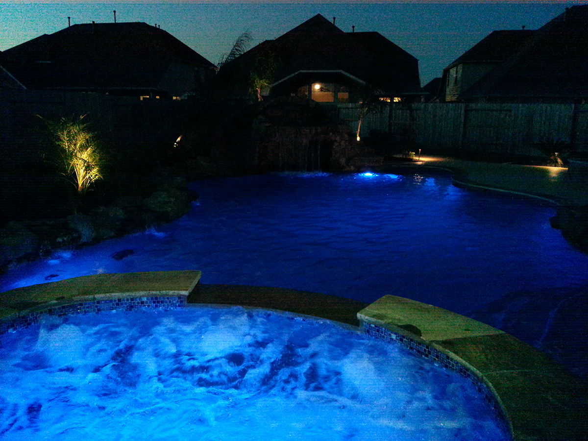 Pool Lighting Preferred Pools of Houston Houston Pool Builders