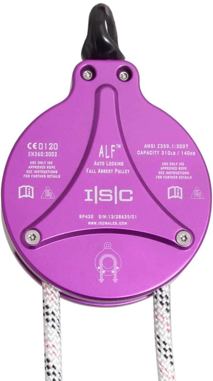 ISC ALF Auto Locking Fall Protection Pulley Preferred Safety Products