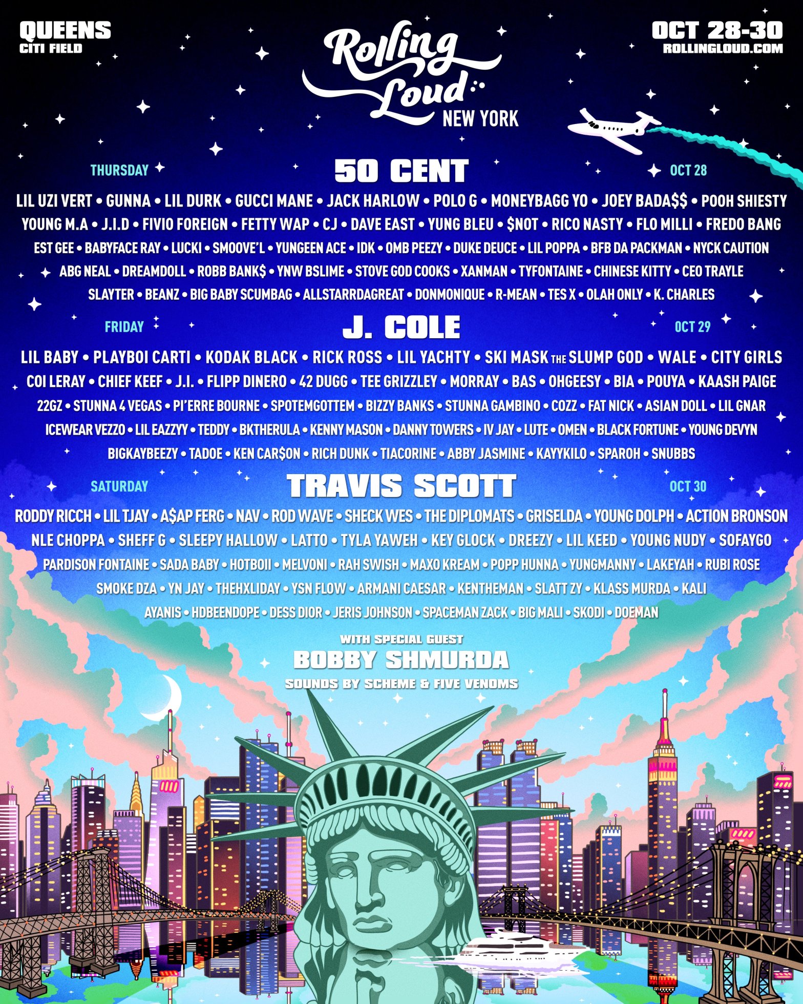 Rolling Loud New York announces 2021 lineup headlined by Travis Scott