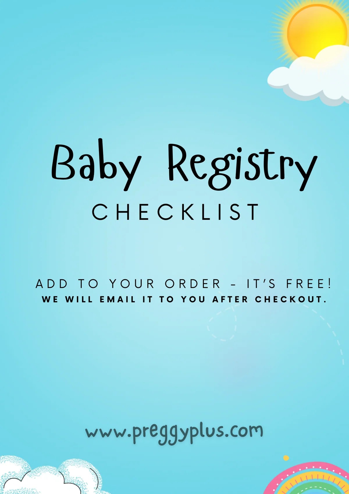 Baby Registry Checklist — Preggy Plus
