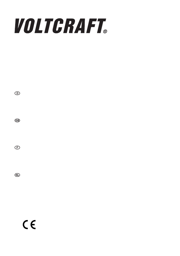 Gebrauchsinformation / Datenblatt zu Voltcraft VC450 E Digital
