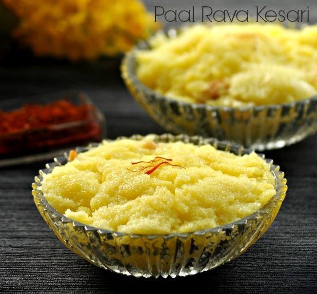 Milk kesari recipe,how to make Paal kesari Prema's Culinary