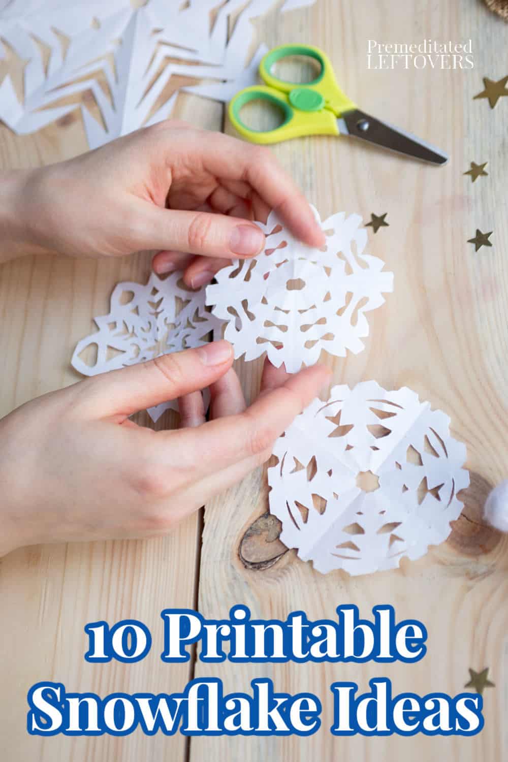 Snowflake Cutouts Printable