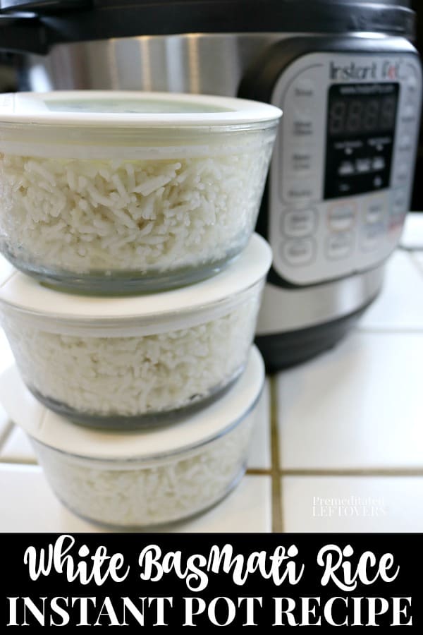 How to Cook White Basmati Rice in an Instant Pot Recipe & Video Tutorial