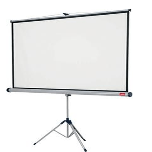 Ecran de Projection pour Vidéo Projecteur avec Trépied Réglable 200*200