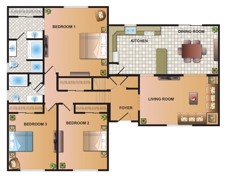 Ranch — Brookview — Plan 407 Premier Builders