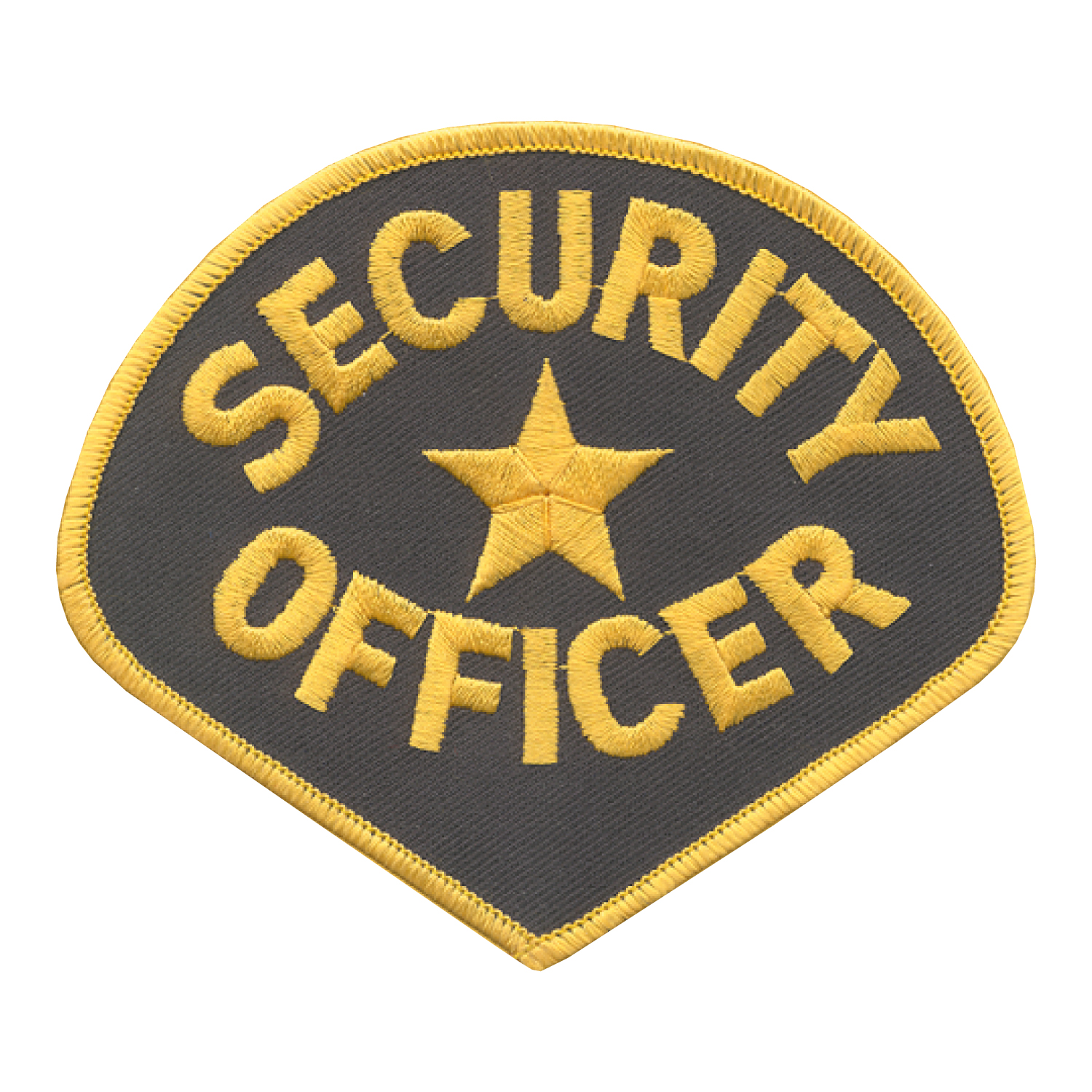 Security Officer 3 3/4" x 2 3/4" (Tear Drop) Premier Emblem