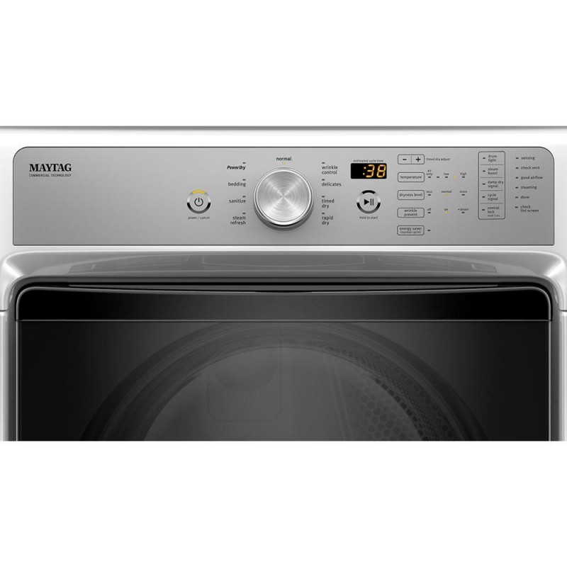 Maytag MED5500FW 7.4 cu. ft. Electric Dryer with Steam in White, ENERGY