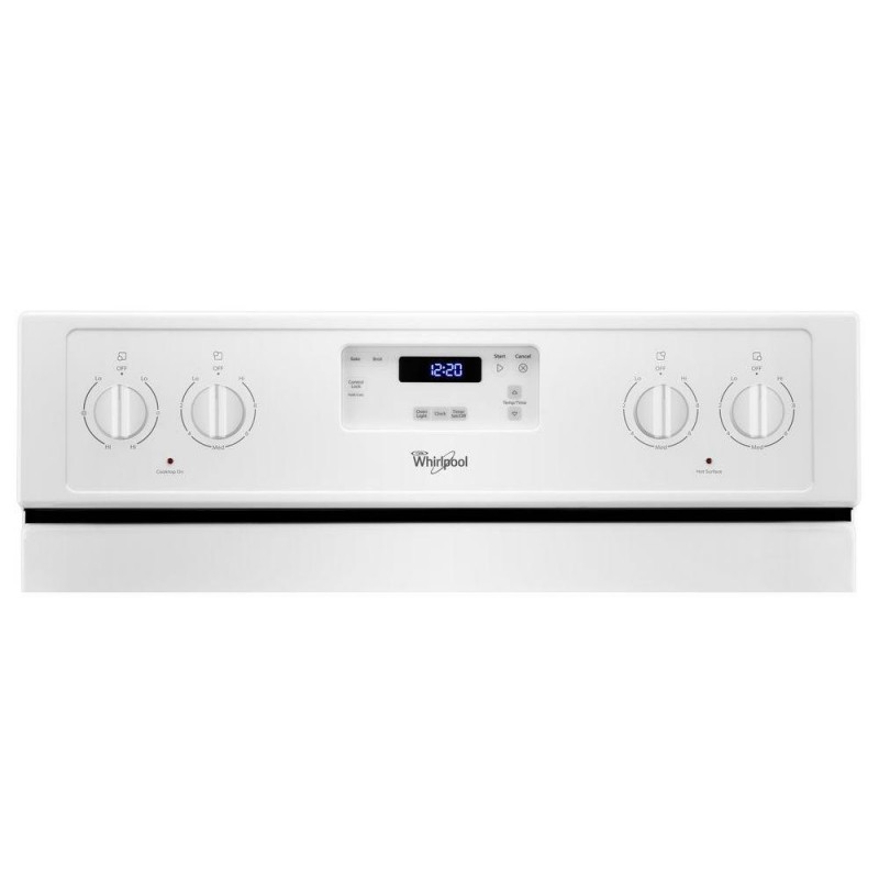 Whirlpool WFE320M0EW 30 in. 4.8 cu. ft. Electric Range in White