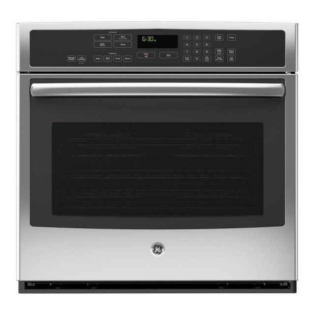 GE PT9050SFSS Profile 30 in. Single Electric Wall Oven SelfCleaning with Convection in