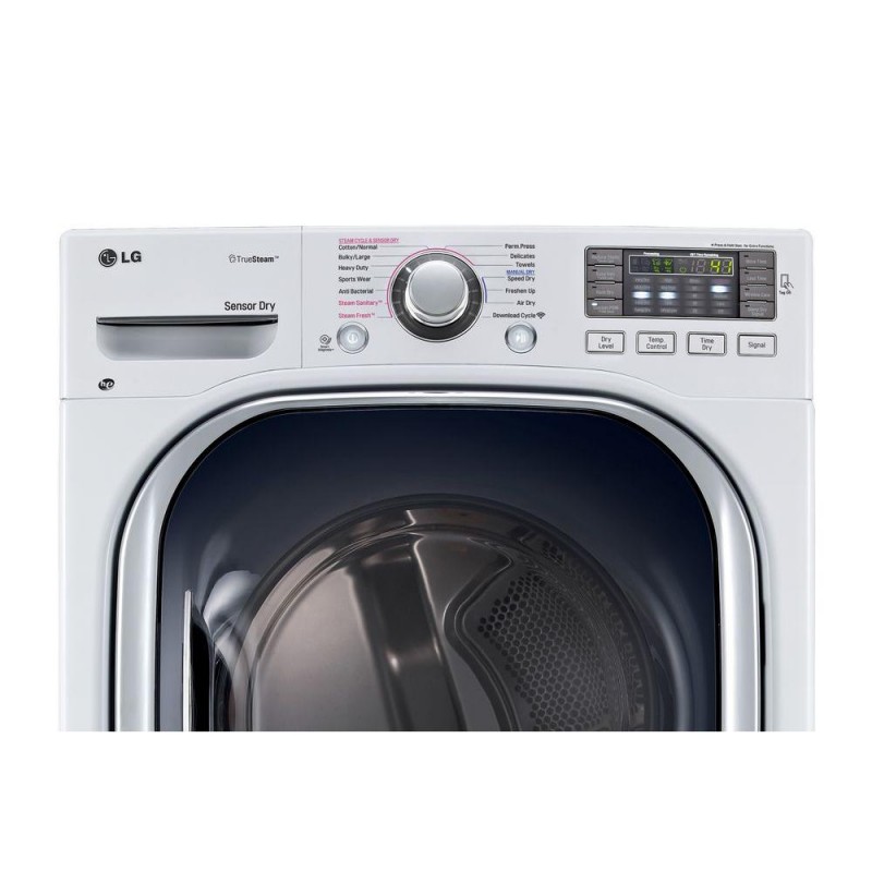 LG 7.4 cu. ft. Gas Dryer with True Steam in White & 4.5 DOE cu. ft