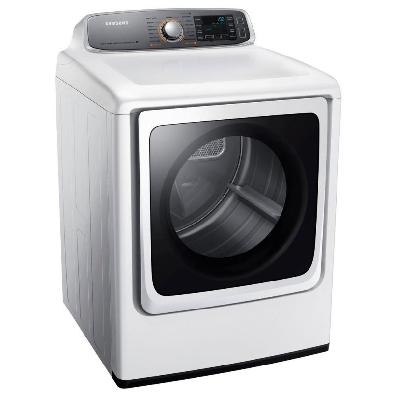 Samsung DV56H9000GW 30 in. W 9.5 cu. ft. Gas Dryer with Steam in White