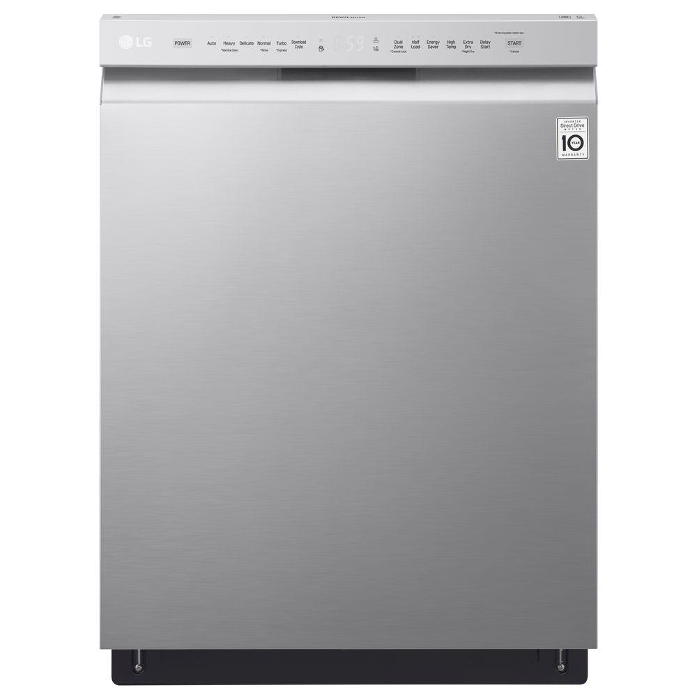 LG LDF5545ST Front Control Dishwasher in Stainless Steel with Stainless Steel Tub