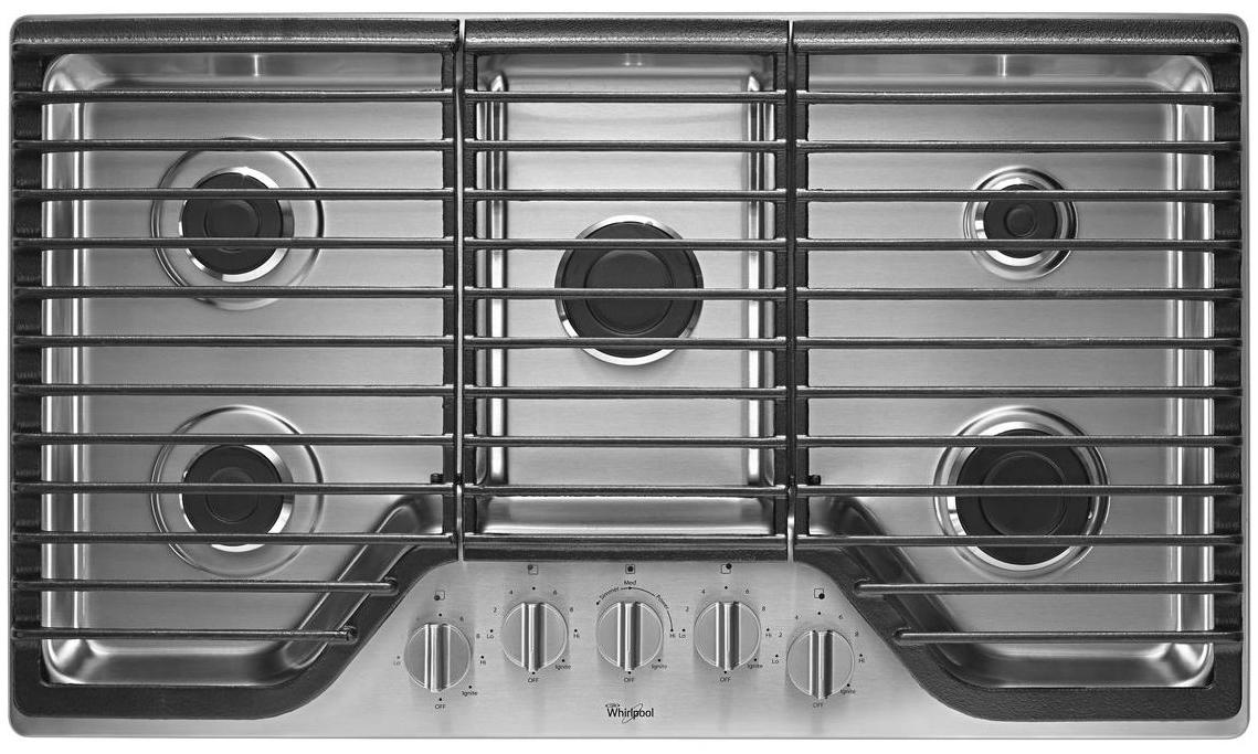 Whirlpool WCG51US6DS 36 Inch Gas Cooktop with SpeedHeat, AccuSimmer