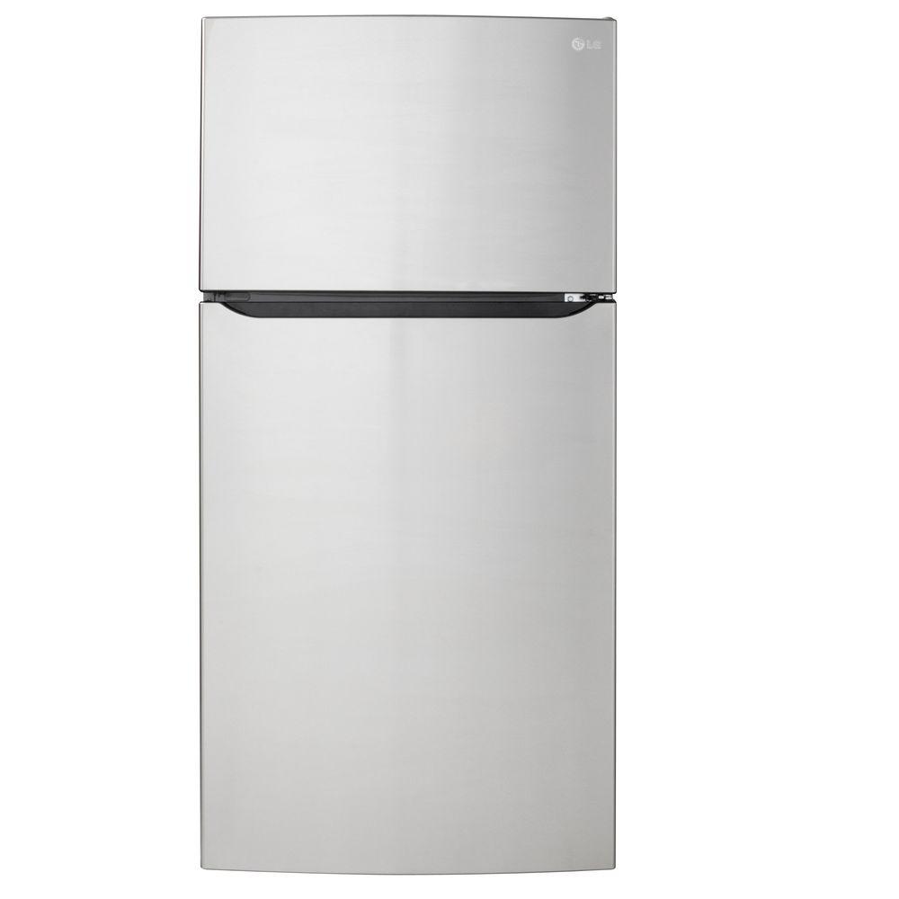 LG LTCS24223S 23.8 cu. ft. Top Freezer Refrigerator in Stainless Steel