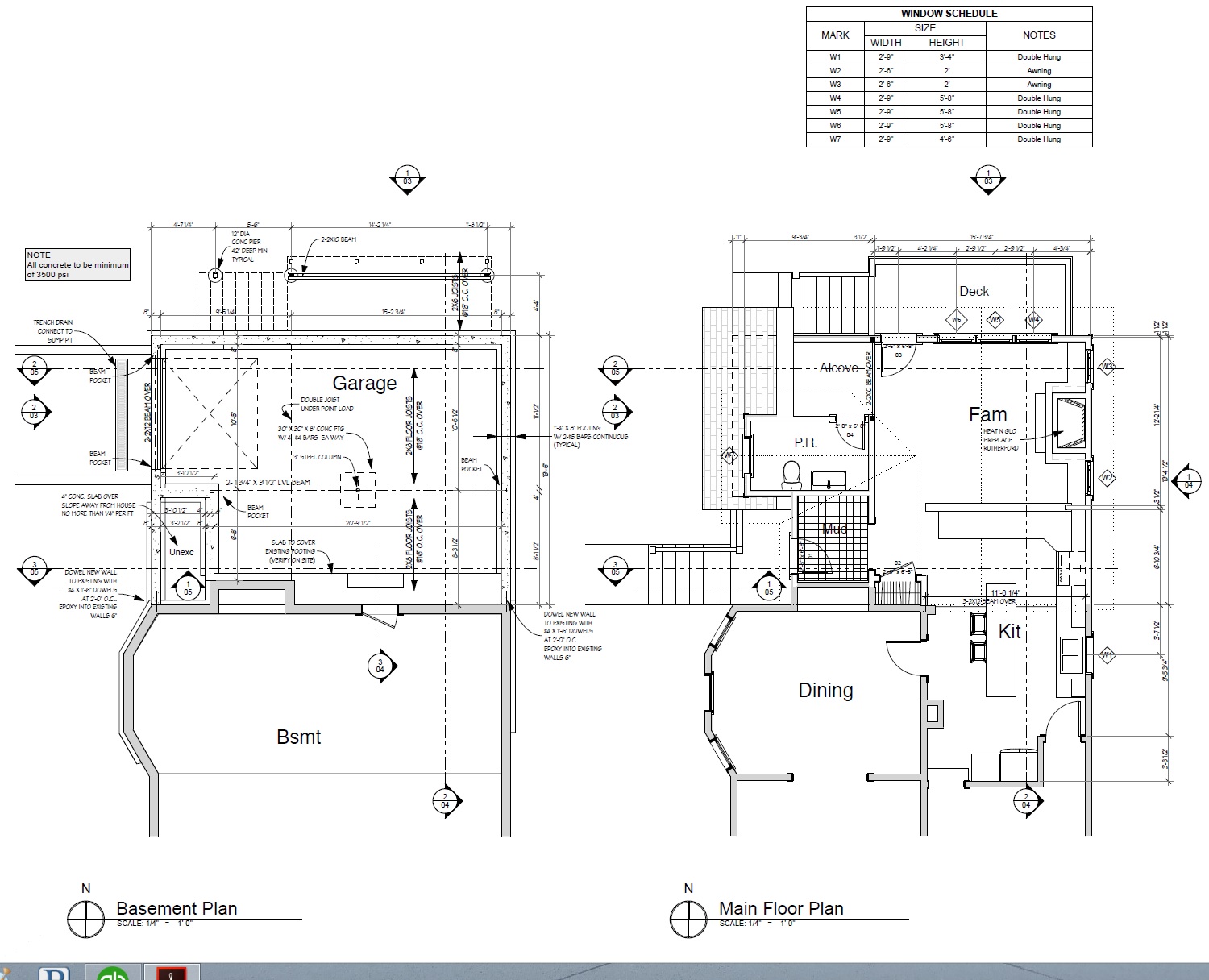 Blueprint design Premier Construction