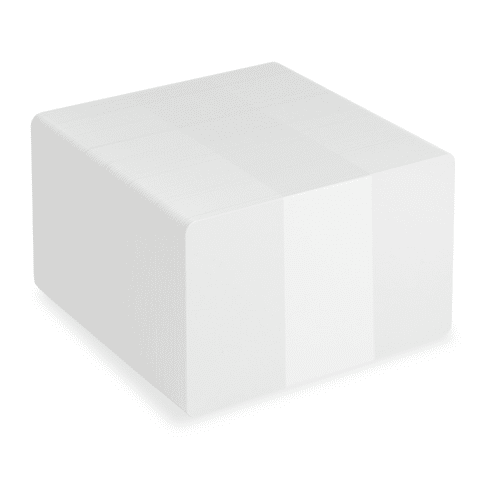Blank White Plastic Cards for Business, ID, Membership Printing.