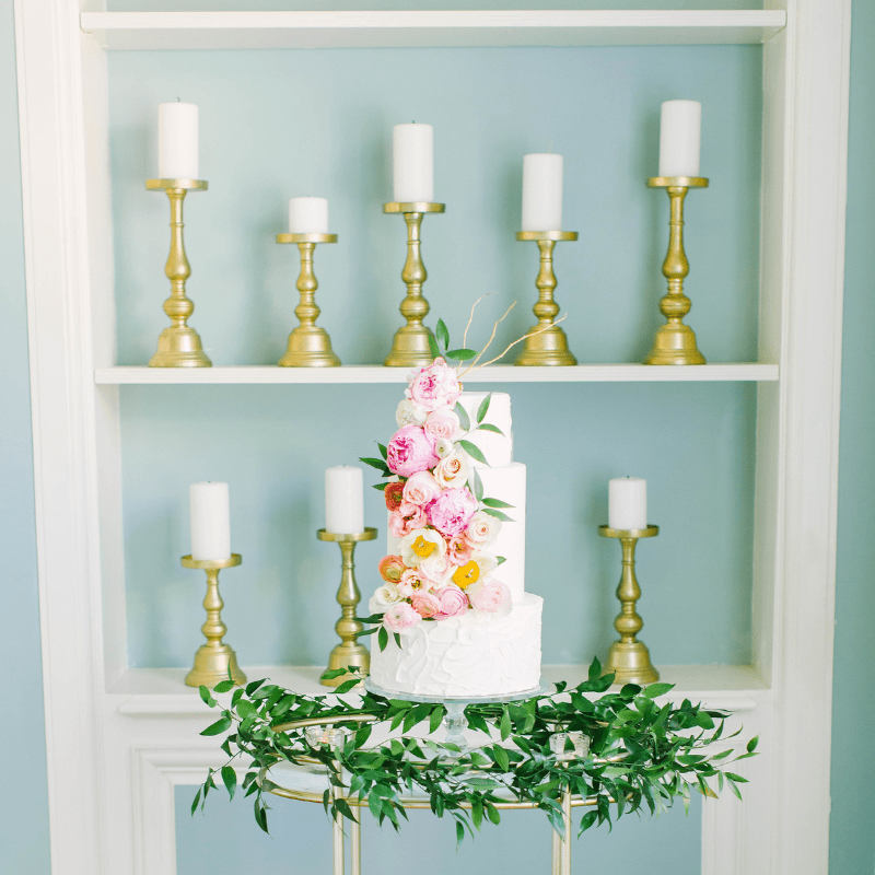 3 Piece Gold Candlesticks Rentals Premiere Events