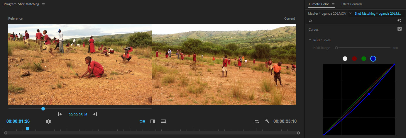 Match 2 Shots Color Premiere Cc 2023 Comparison View And Shot Matching In The Lumetri Color Panel - Premierepro.net