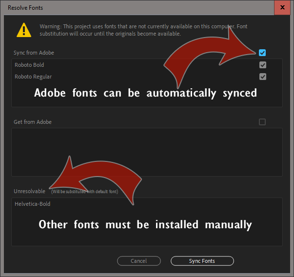 Free Fonts for MOGRTs