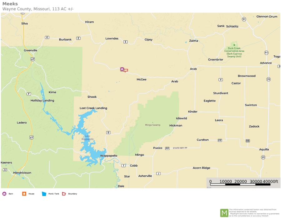 WAYNE COUNTY MO 113.5 SOLD