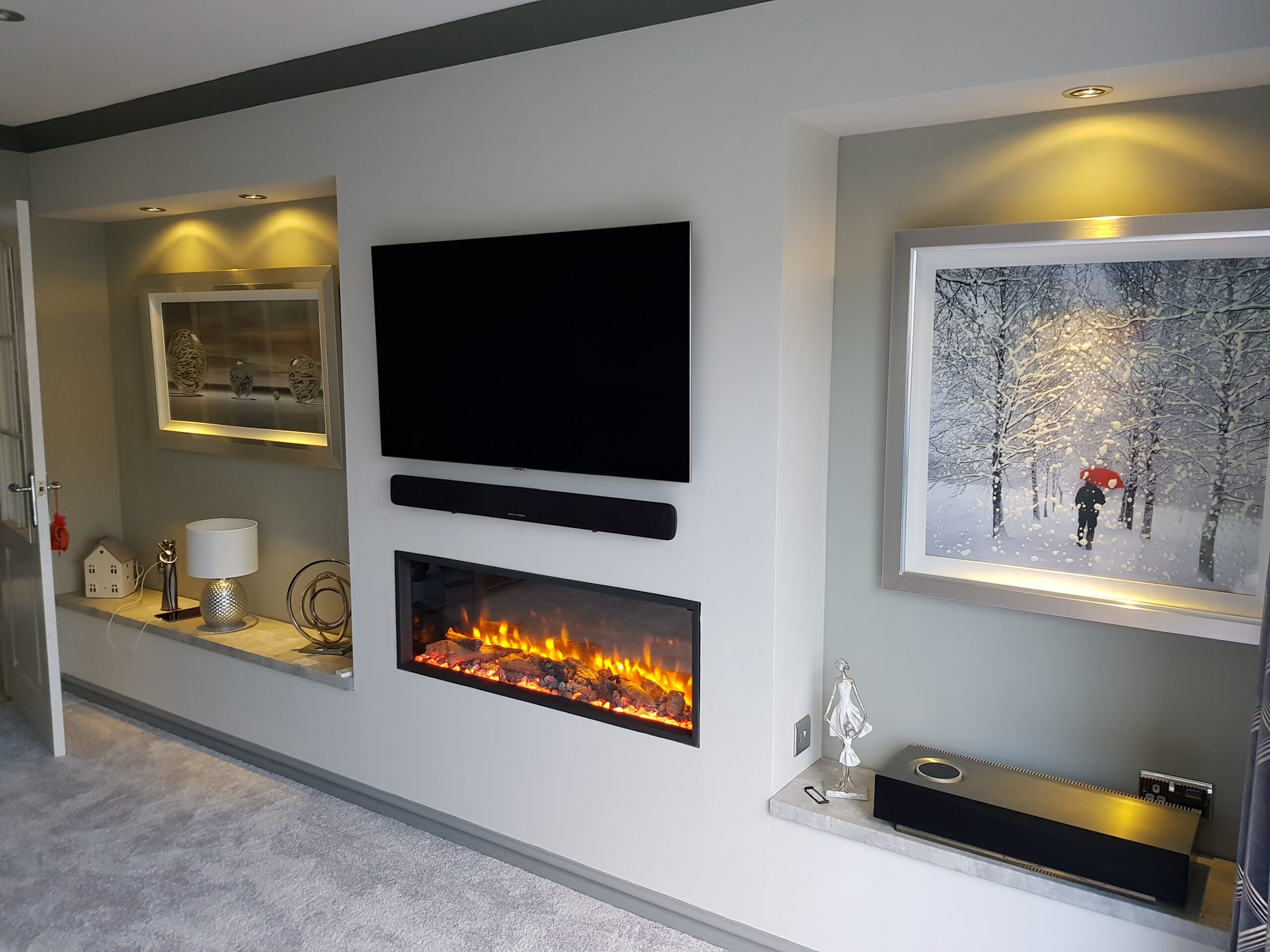 Media Walls Premier Fireplaces, Cardiff's Leading Fireplace supplier