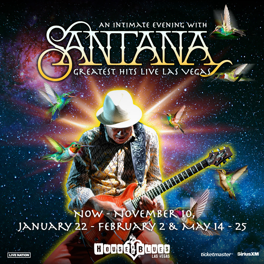 CARLOS SANTANA ANNOUNCES 2025 RESIDENCY DATES PRESENTED BY SIRIUSXM AT