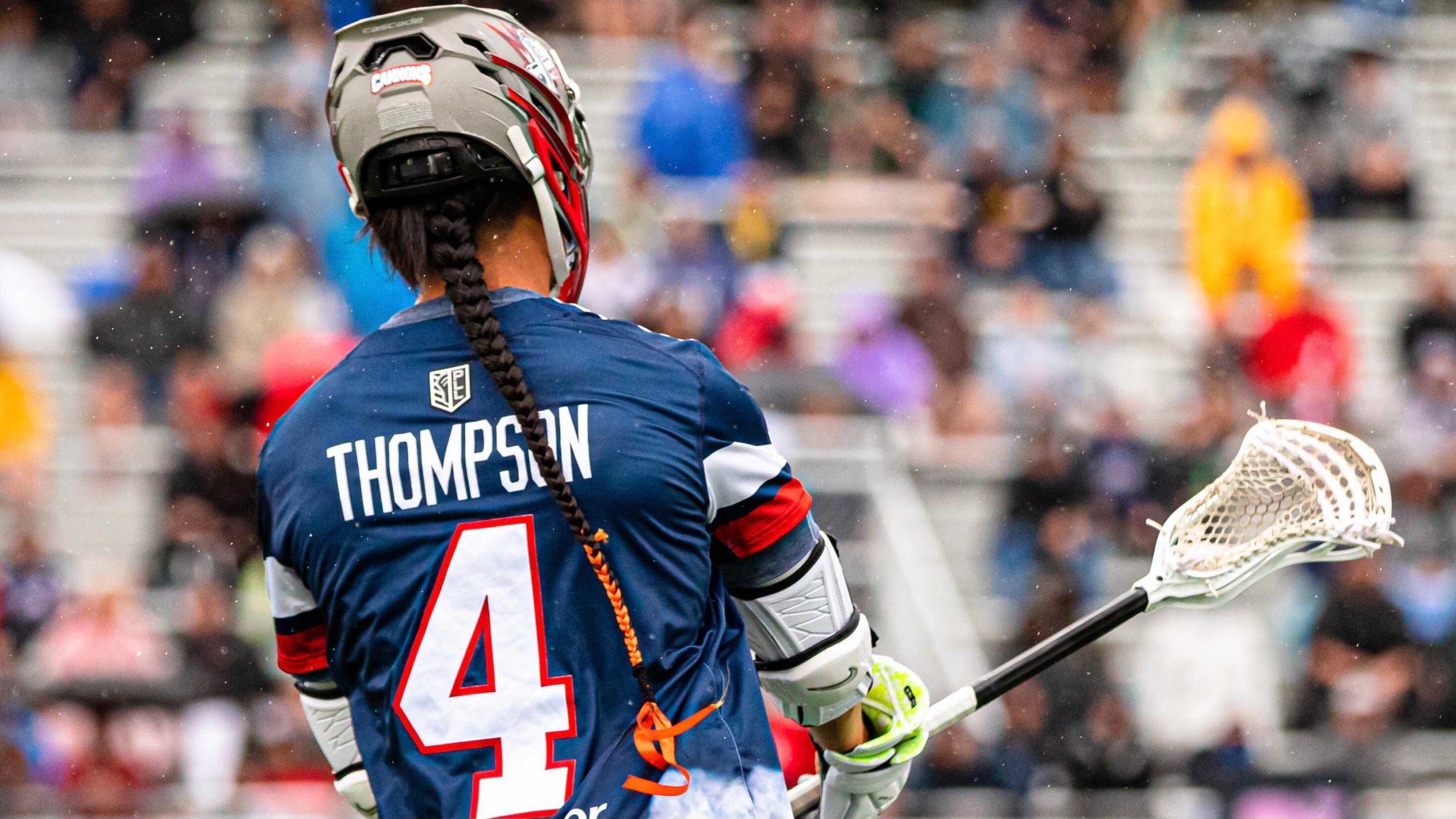Premier Lacrosse League Players to Wear Orange Helmet Straps in Support