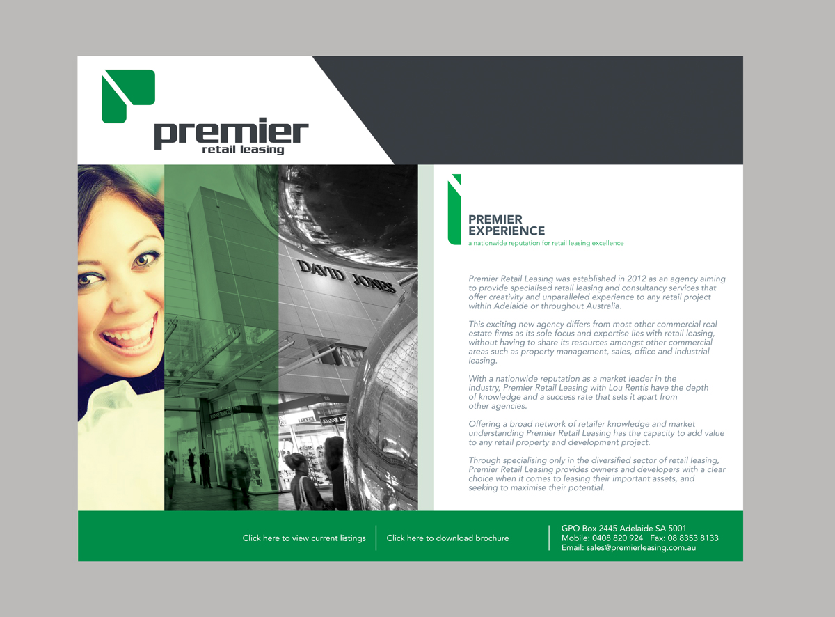 Premier Retail Leasing, commercial property leasing, Adelaide, South