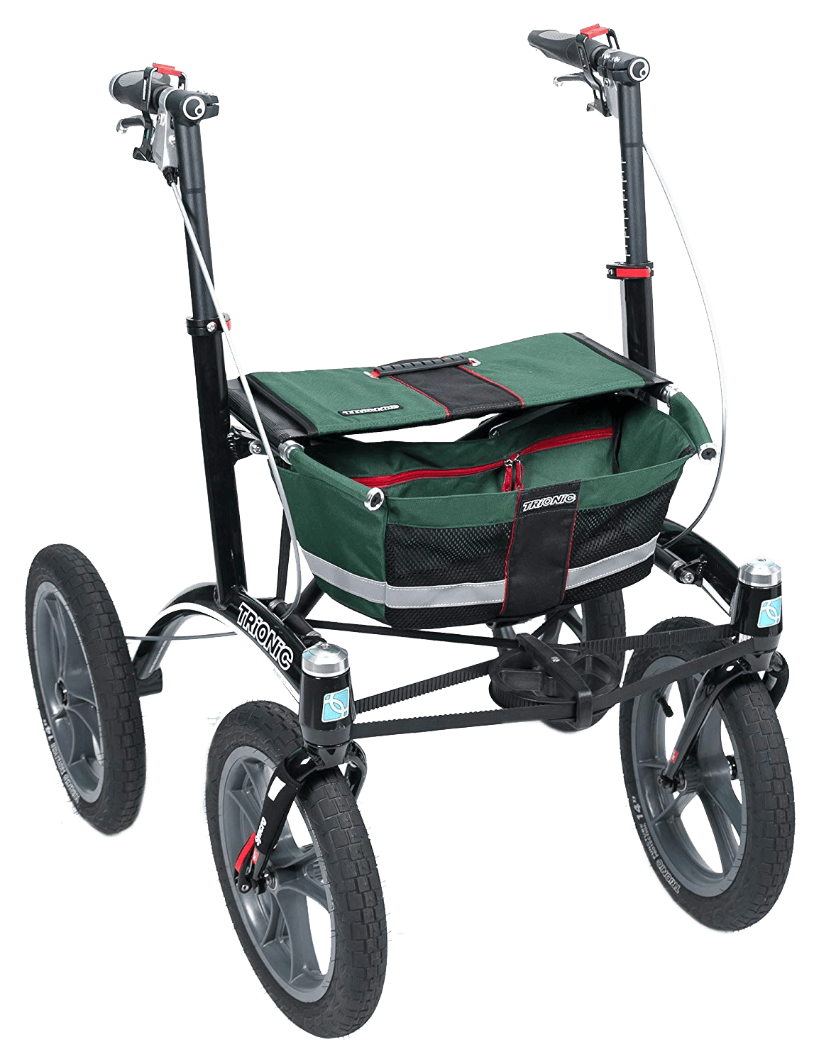 Premium Komfort Rollator kaufen Komfortabel Leicht für Gelände