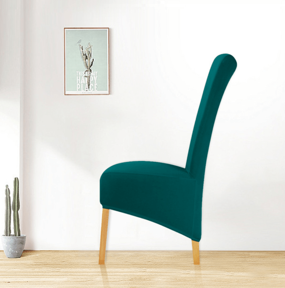 Peacock Long Back Chair Cover Premium Dining Chair Covers