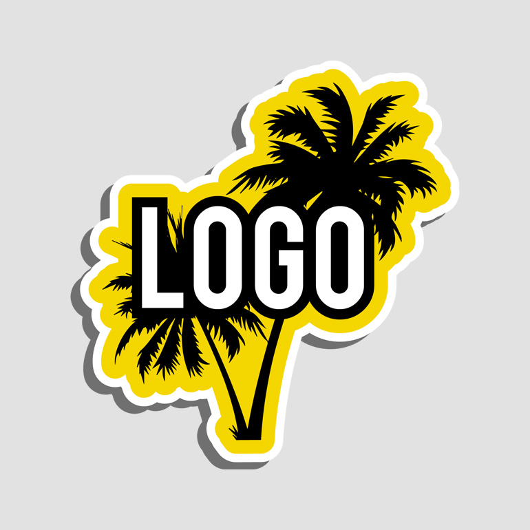 Stickers Waterproof stickers Logo stickers Die cut stickers Custom