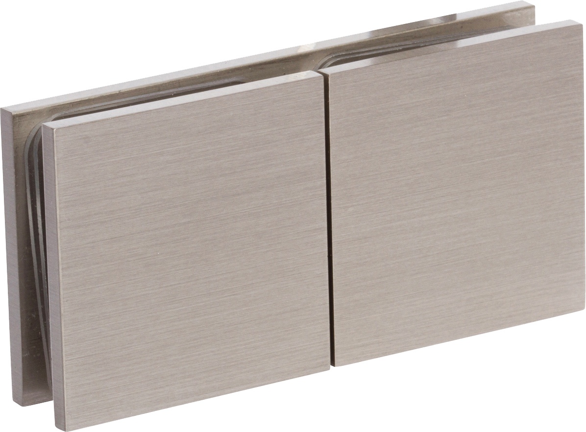 Rockwell Square 180Degree 5" x 2" Glass Shower Door Clamp