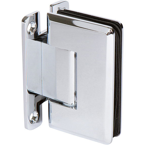Chrome Shower Hinge for Tempered Glass Premium Hardware