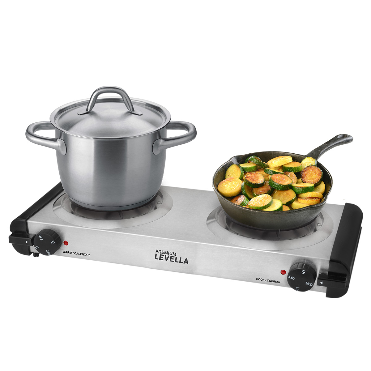 Double Electric Burner Deluxe - Premium Levella