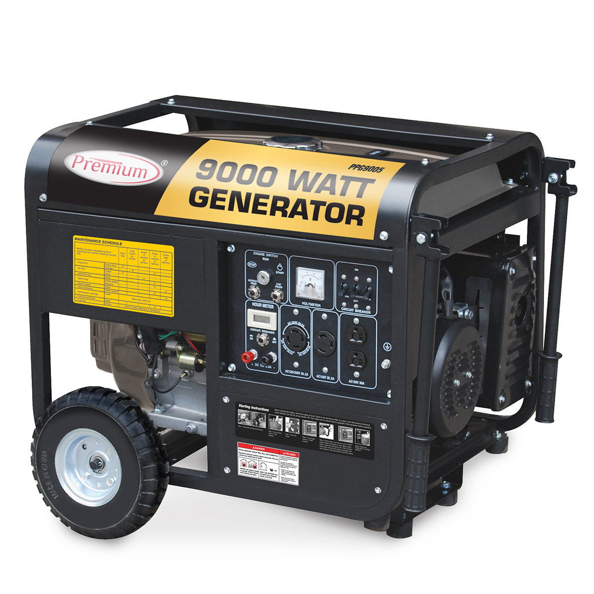 9,000W Portable Power Generator Premium Levella