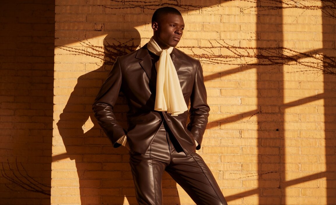 Creating a Cohesive Look Styling Tips for a Leather Jacket and Pants Set
