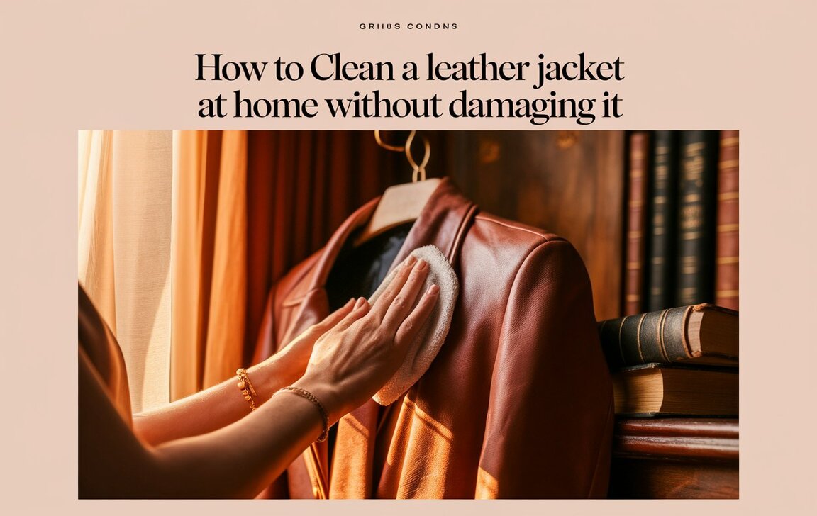 How to Clean a Leather Jacket at Home Without Damaging It