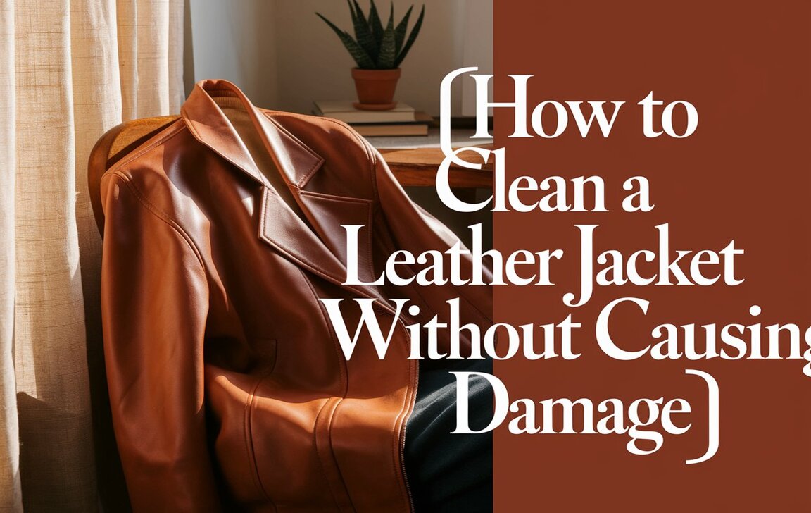 How to Clean a Vegan Leather Jacket Without Causing Damage